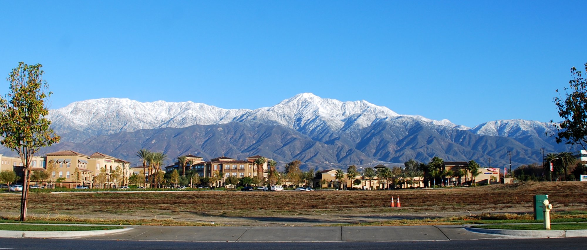 Cucamonga Peak over Rancho Cucamonga